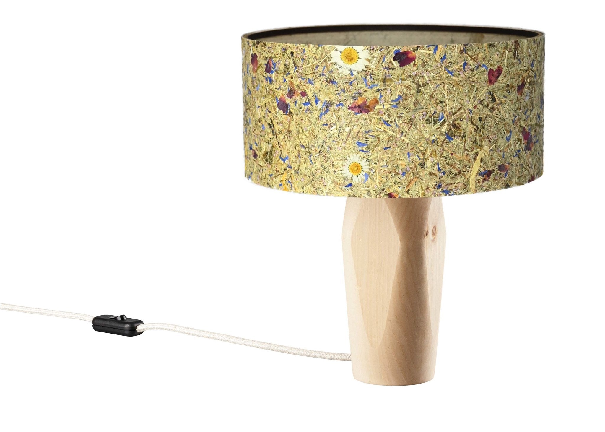 Pura Nachttischlampe Almwiese Zirbe - Tischleuchte/Nachttischlampe - Leuchtnatur